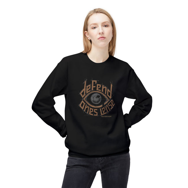Defend One's Sense Sweatshirt — Gothic Eye Graphic Crewneck