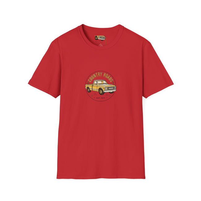 Country Roads Vintage Truck T-Shirt — 'Country Roads' Graphic Tee