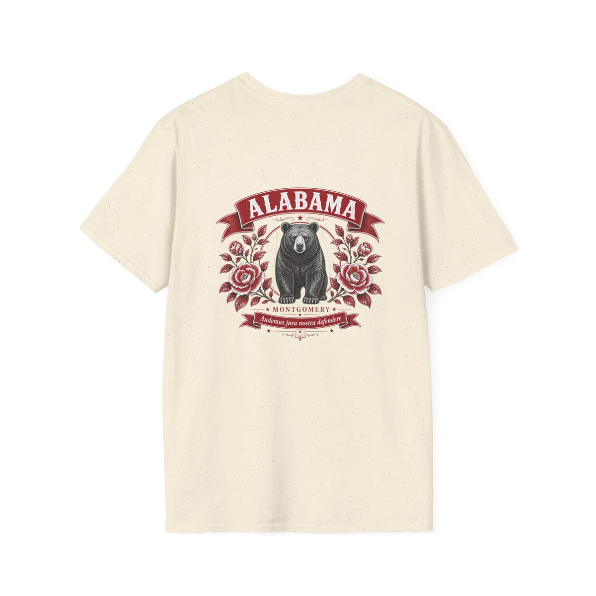 Alabama Bear Floral T-Shirt — Montgomery State Pride Tee