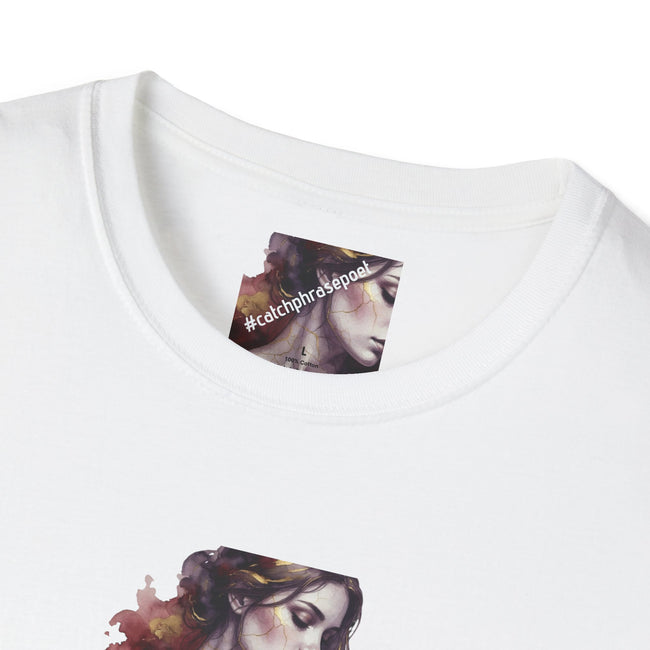 T-Shirt — 'Trauma Is My Love Language' Gothic Heart Illustration