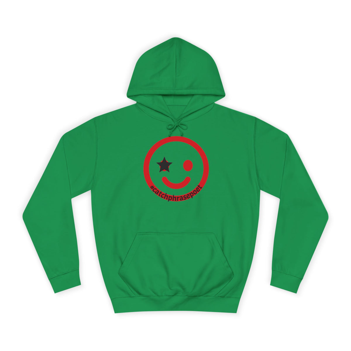 Smiley Duo Hoodie — Playful Star-Eye Graphic Pullover