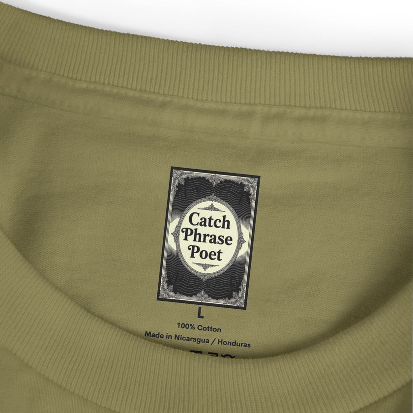 Fight or Flight Tee — Retro Typewriter Text Cotton T-Shirt