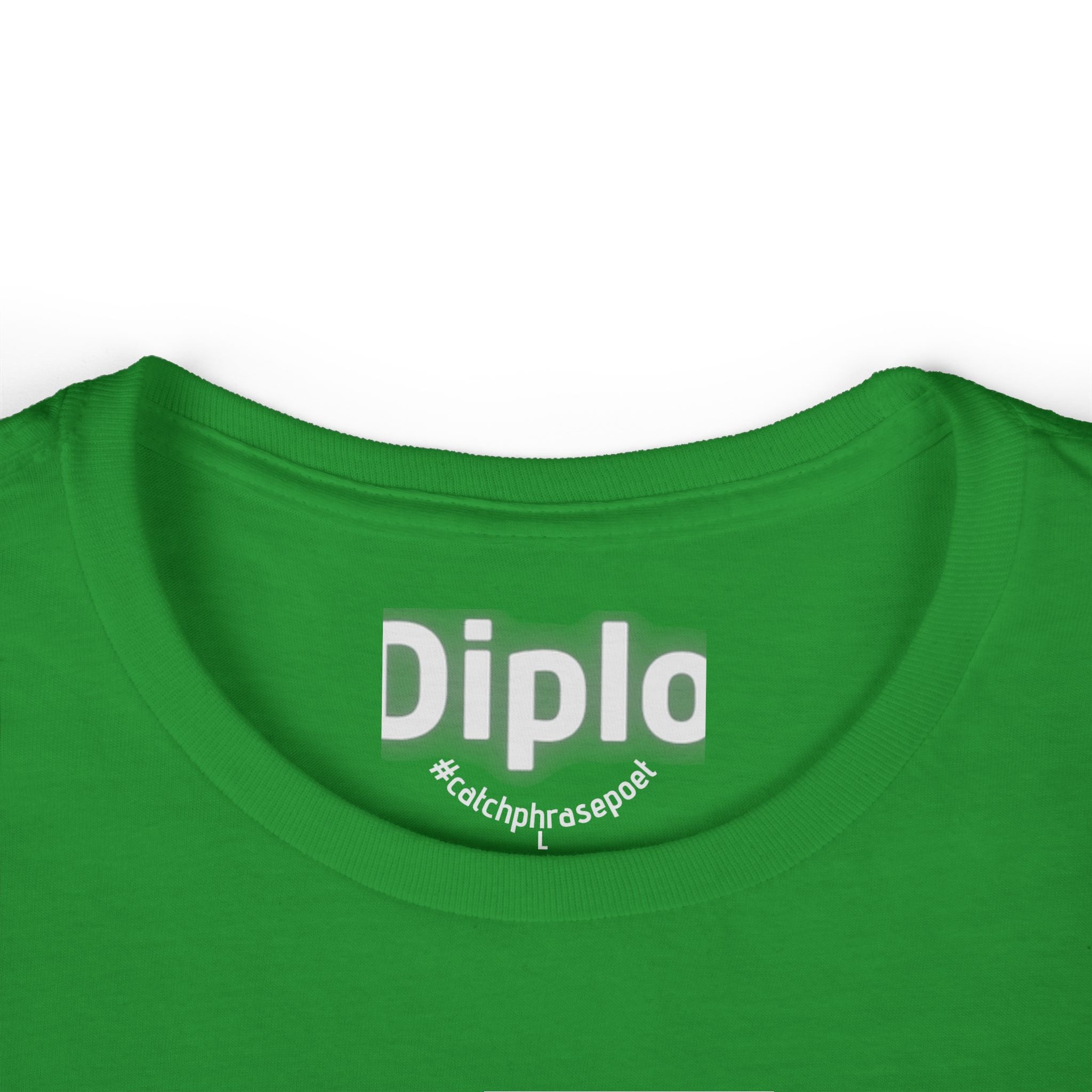 Diplomatic Guide Tee | Black Text Graphic Womens T-Shirt