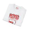 T-Shirt — 'Pistified' Graphic Tee with Grinning Skull Design