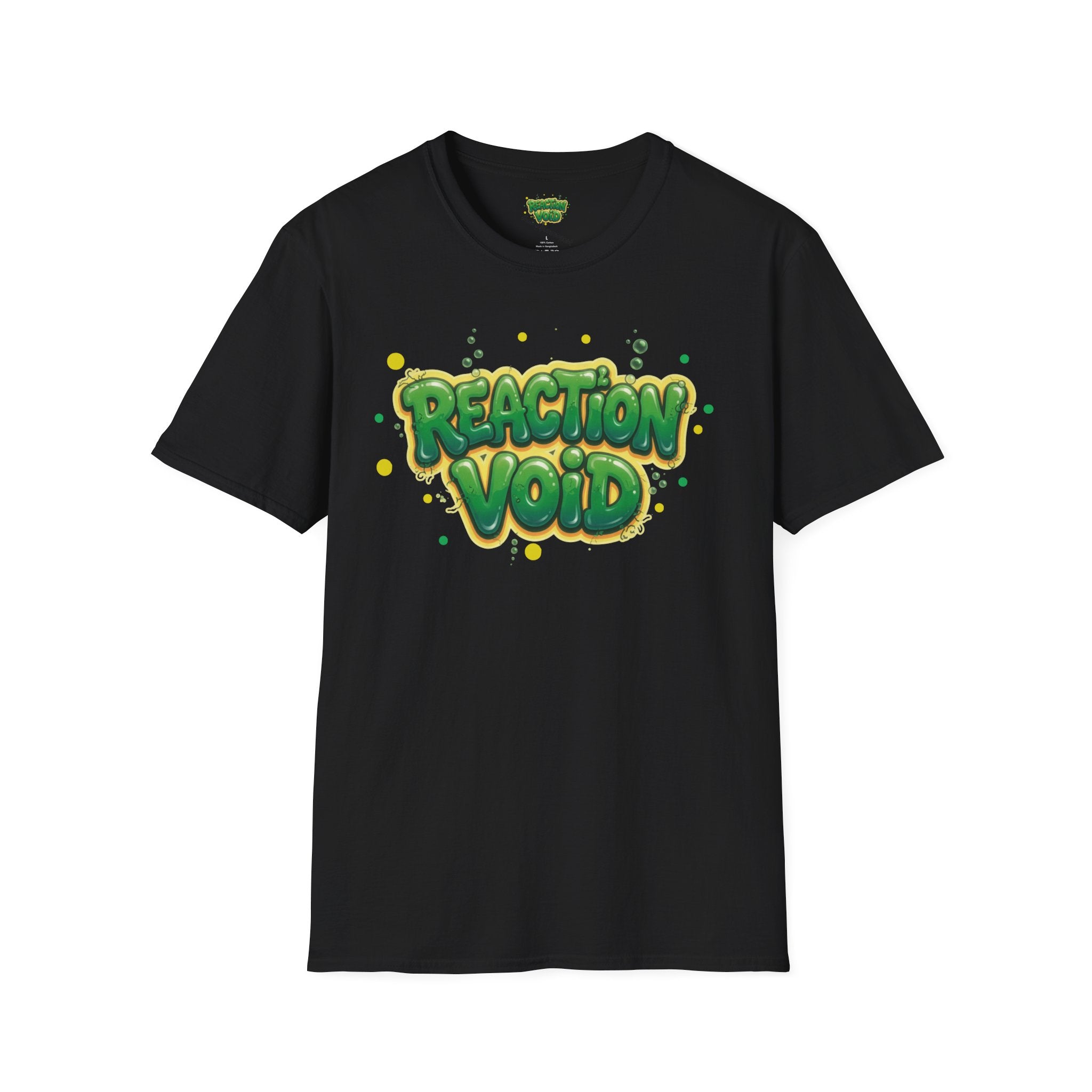 Reaction Void T-Shirt — Green Graffiti Logo Tee