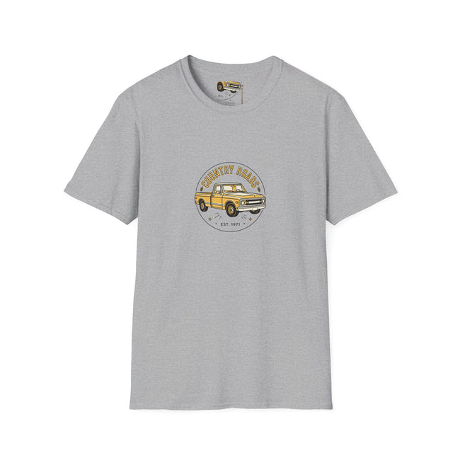 Country Roads Vintage Truck T-Shirt — 'Country Roads' Graphic Tee