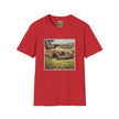 Vintage Rusted Car Photo Tee — Retro Abandoned Auto Graphic T-Shirt
