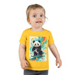 Skateboarding Panda Toddler T-Shirt, Cute Kids Shirt, Fun Gift for Toddlers, Birthday Present, Animal Tee, Playful Apparel