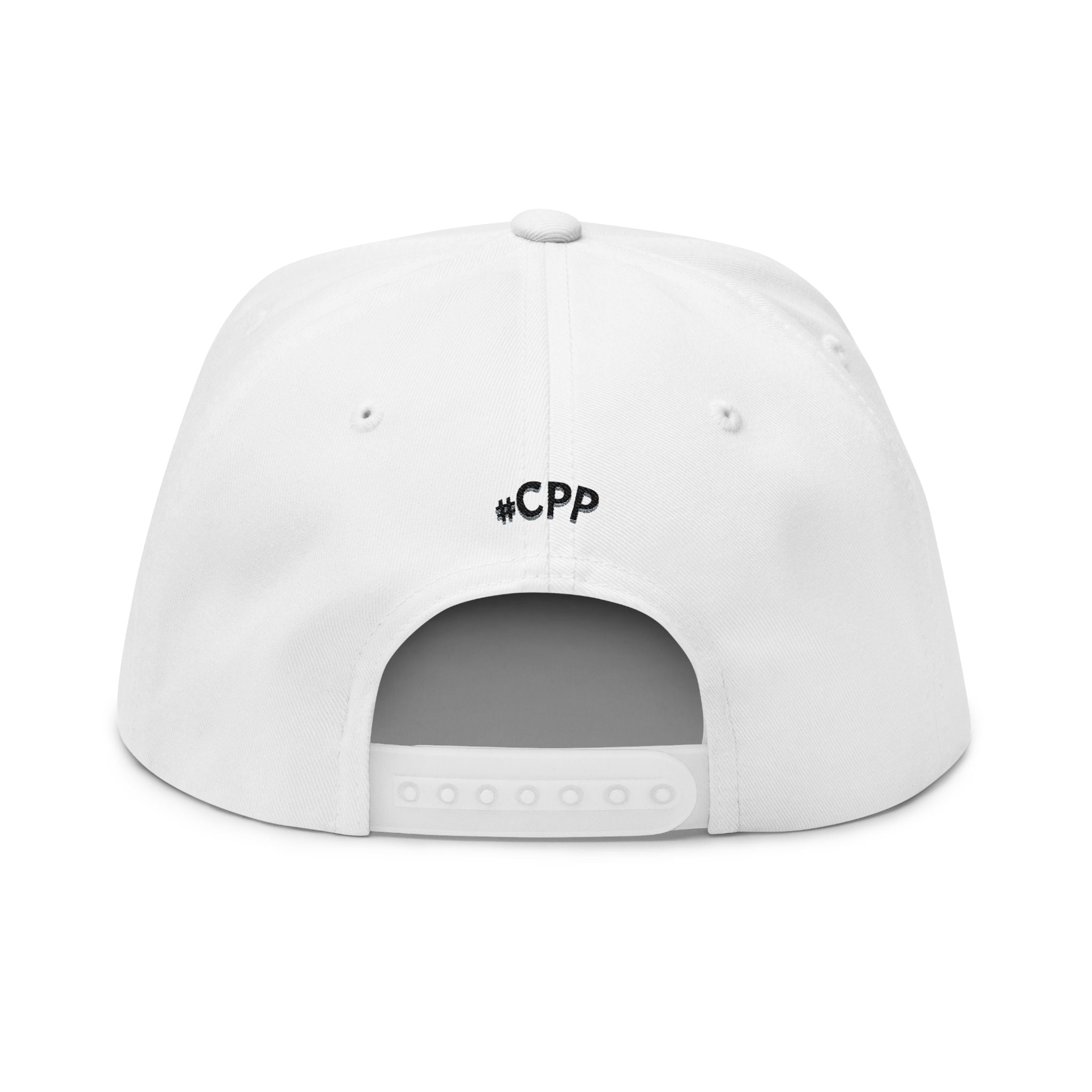 Embroidered 'Subscribe' Red TV Patch Flat Bill Cap