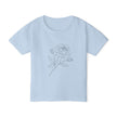 Toddler T-Shirt — Delicate Line Art Rose Kids Tee