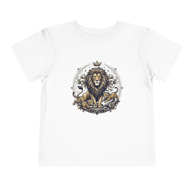 Toddler Tee — Regal Lion Crest Graphic