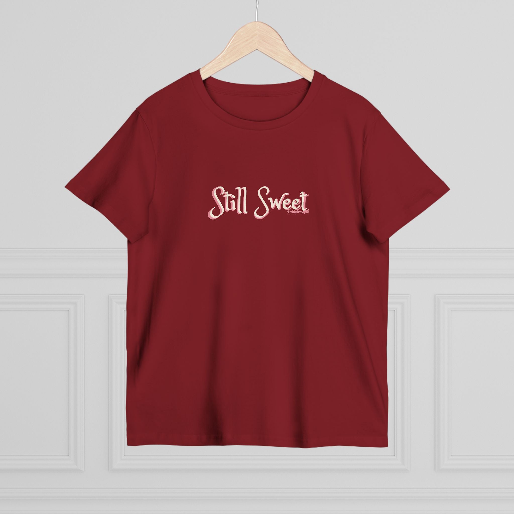 Still Sweet Women's Tee — Retro Script Maple Gray T-Shirt