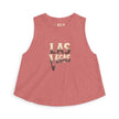 Las Vegas Floral Crop Top — Vintage Vegas Graphic Tank