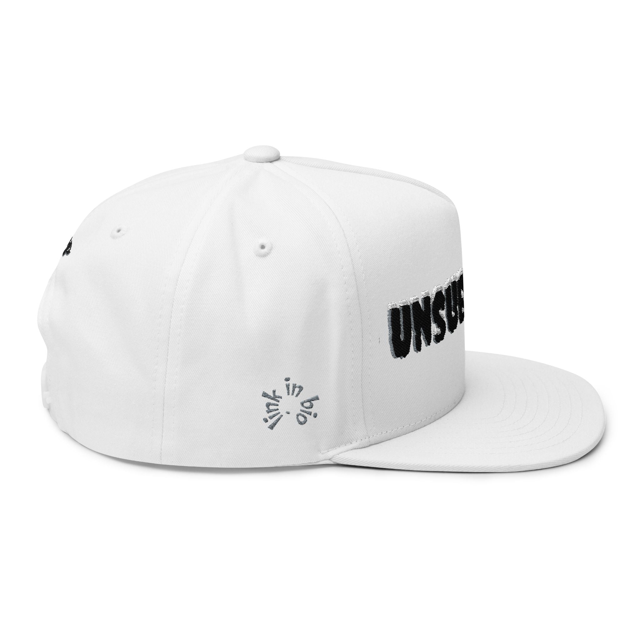 Embroidered 'Subscribe' Red TV Patch Flat Bill Cap