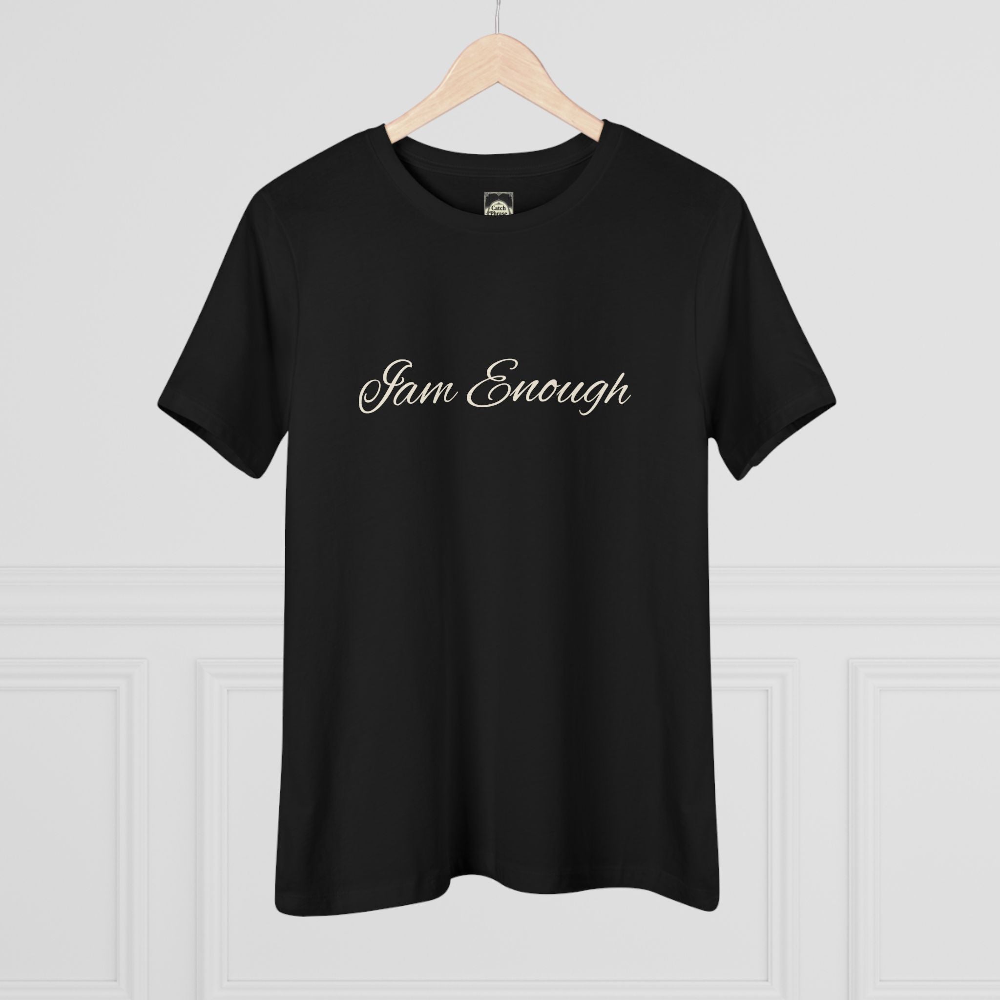I Am Enough Women's Tee — Minimal Script Self-Love Shirt