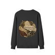 Music To Read cozy drop-shoulder sweatshirt, front view — Catch Phrase Poet