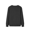 Ghosted cozy drop-shoulder pullover print detail — Catch Phrase Poet