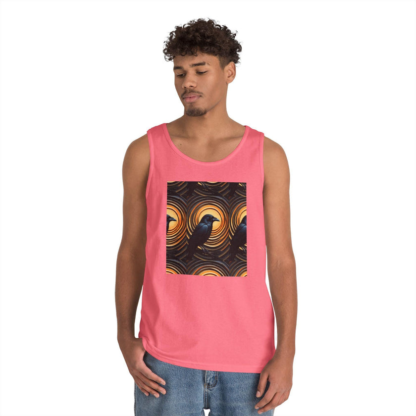 Raven Print Tank Top