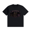 'House the Unhoused' homeless advocacy statement tee, front view — Catch Phrase Poet