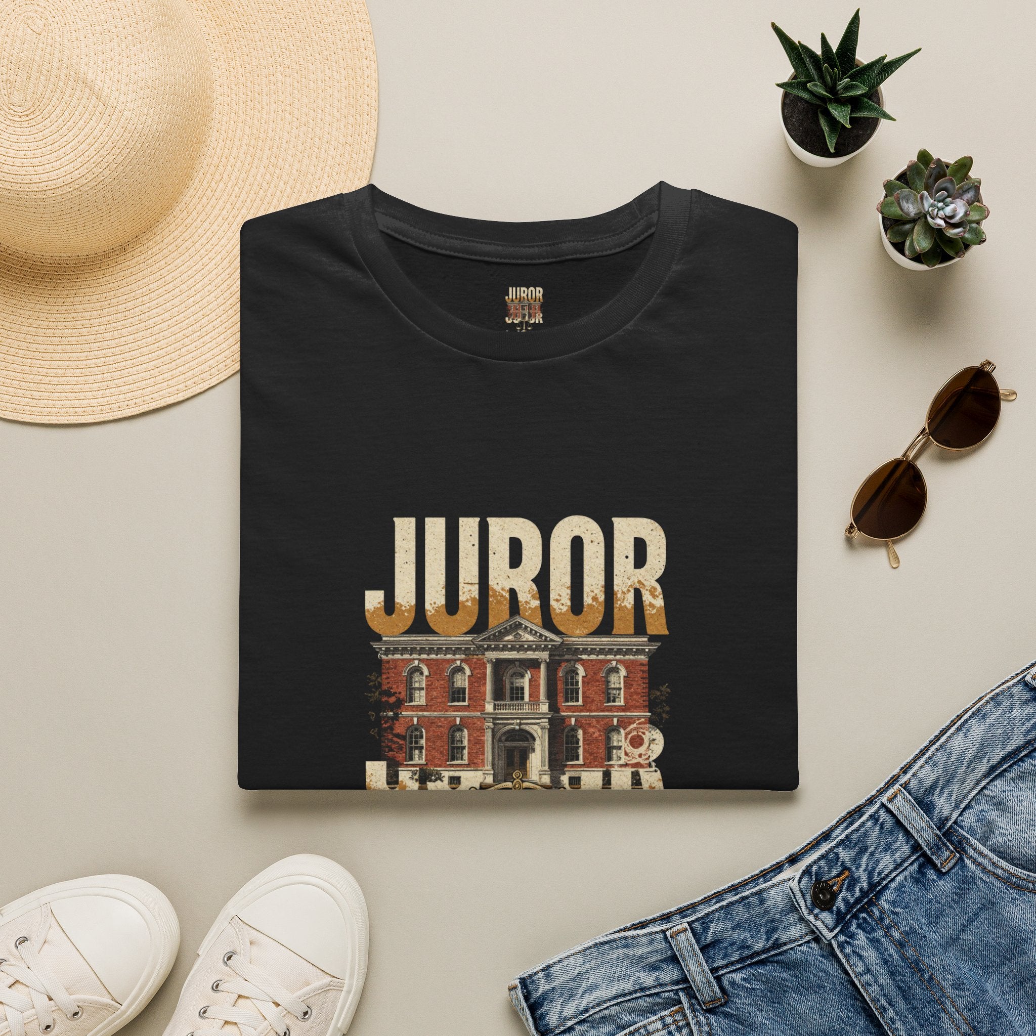 'Juror' vintage courthouse graphic tee