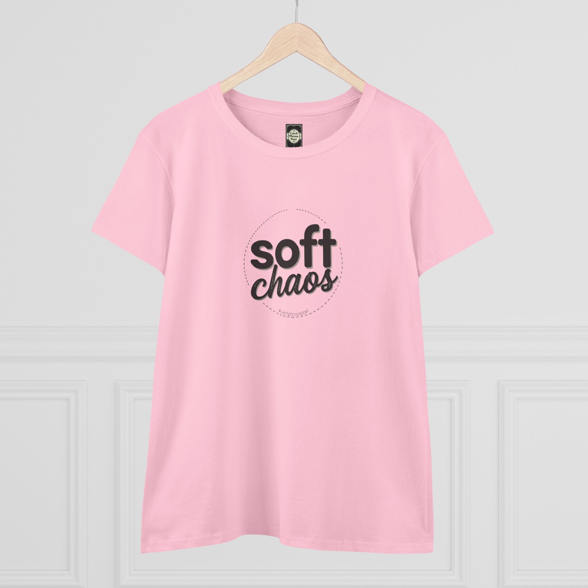 Soft Chaos Women’s Tee — Minimal Graphic Cotton Shirt