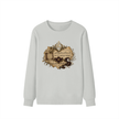 Music To Read 300 GSM unisex sweatshirt on model — Catch Phrase Poet