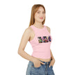 Floral Triptych Portrait Racer Tank — Women's Micro Rib Tank