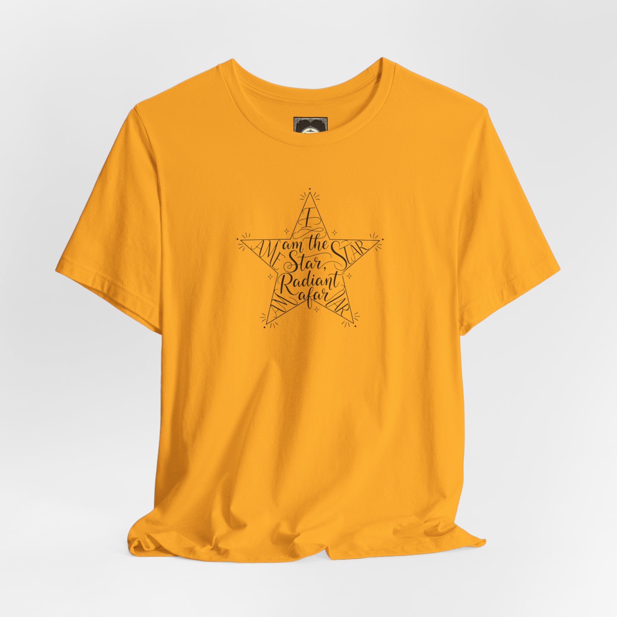 Star Radiant Tee — Inspirational Handwritten Star Graphic T-Shirt