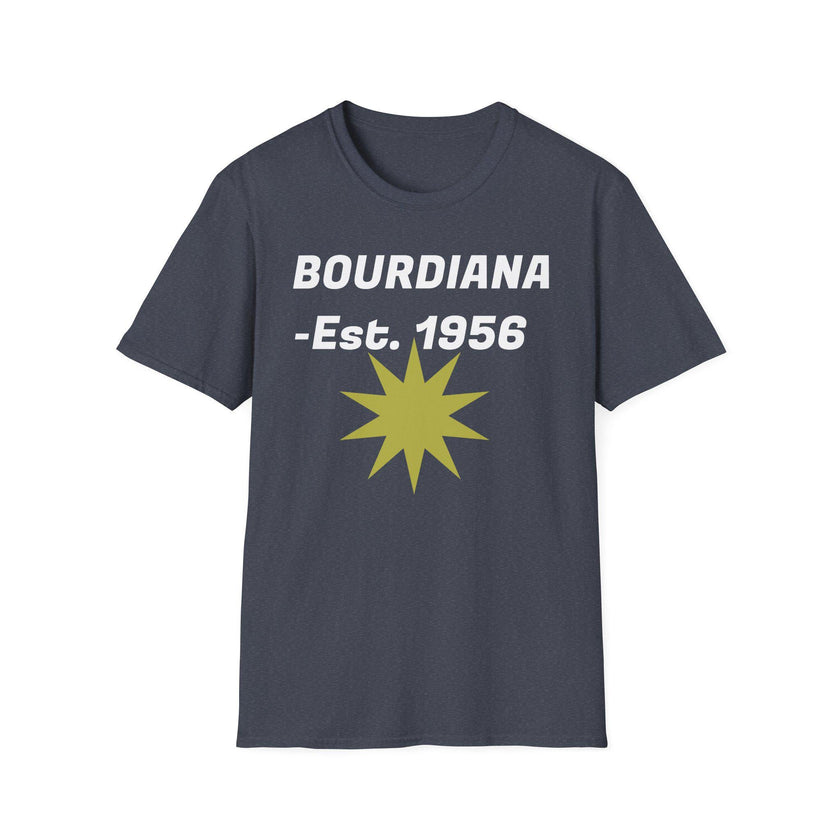 Retro Bourdiana Est. 1956 T-Shirt: Unisex Softstyle Tee