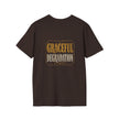 Graceful Degradation T-Shirt — Vintage Gold Gothic Graphic Tee