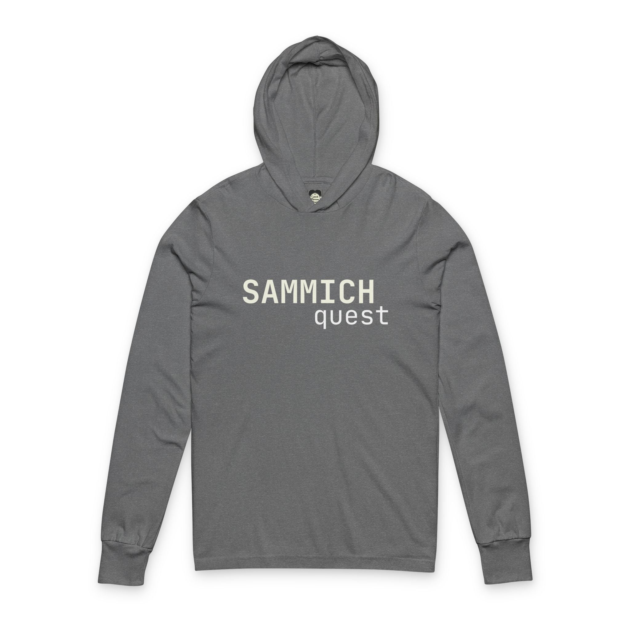 Sammich Quest Hooded Long Sleeve Tee — Funny Foodie Sandwich Hoodie