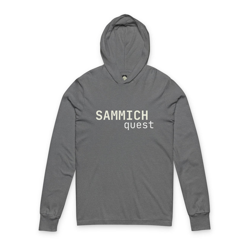 Sammich Quest Hooded Long Sleeve Tee — Funny Foodie Sandwich Hoodie