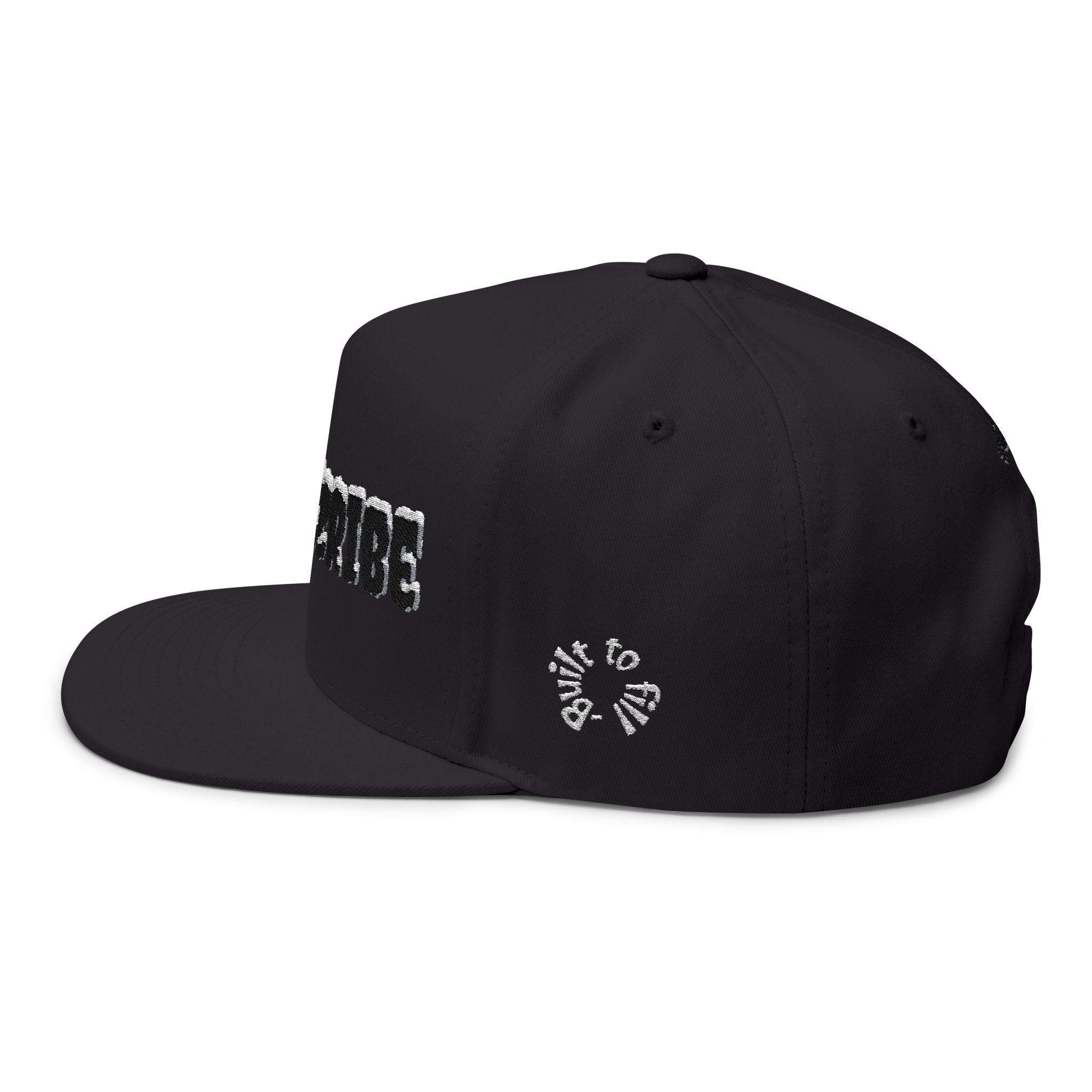 Embroidered 'Subscribe' Red TV Patch Flat Bill Cap