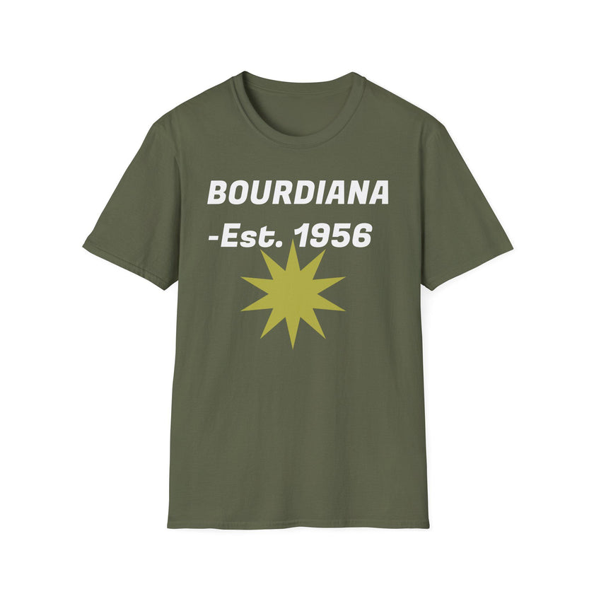 Retro Bourdiana Est. 1956 T-Shirt: Unisex Softstyle Tee