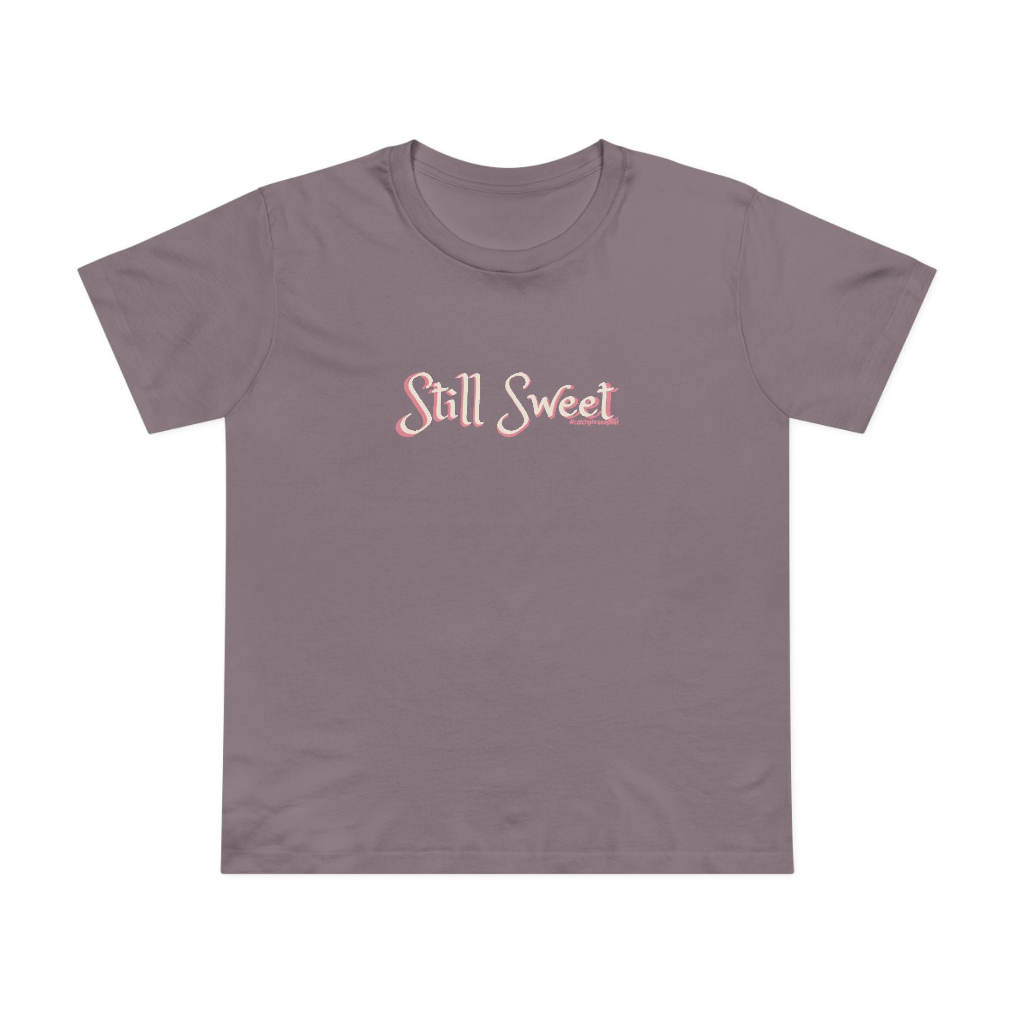 Still Sweet Women's Tee — Retro Script Maple Gray T-Shirt