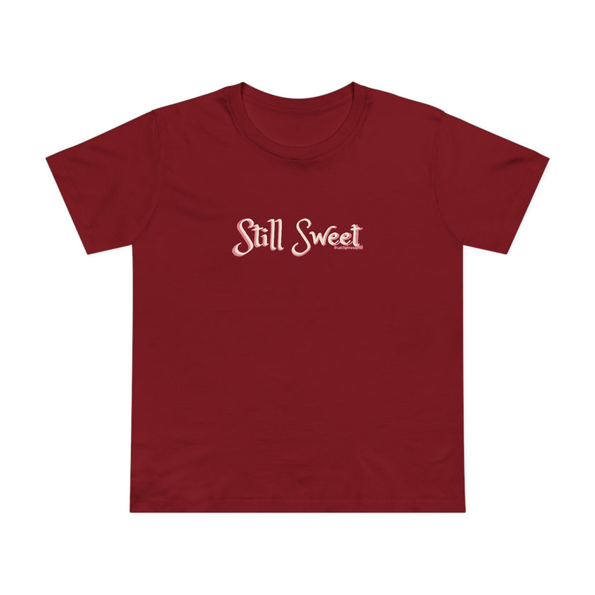 Still Sweet Women's Tee — Retro Script Maple Gray T-Shirt