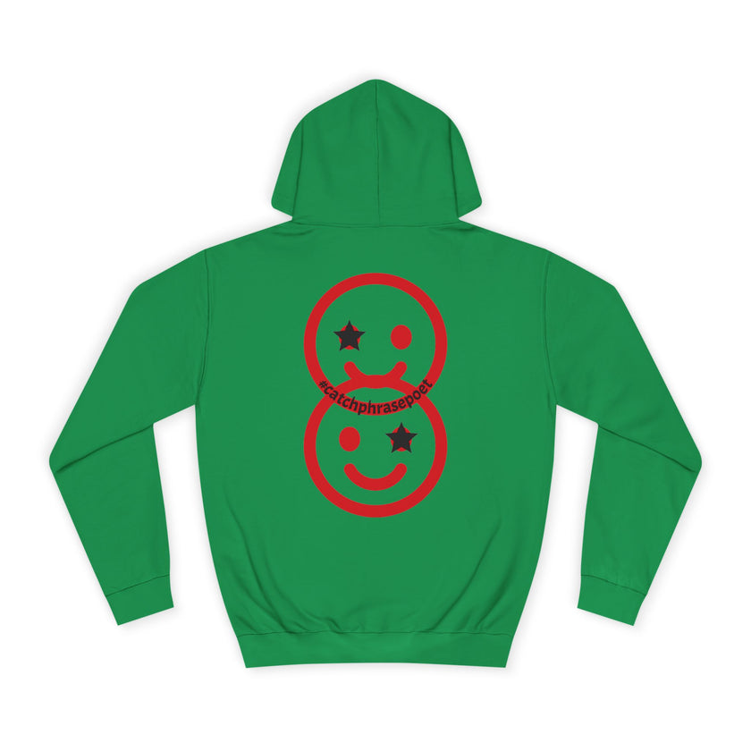 Smiley Duo Hoodie — Playful Star-Eye Graphic Pullover