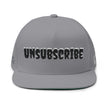 Embroidered 'Subscribe' Red TV Patch Flat Bill Cap