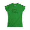 Rooted & Rising Women's Tee — Inspirational Meditation Graphic Shirt