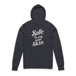 Safe in My Own Skin Hoodie | Long Sleeve Hooded Tee, LowFi Back Print