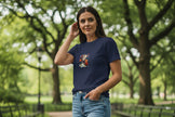 Women’s Sugar Skull Floral Tee — “The Mess Is Part of the Masterpiece”