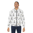 Buddha Pattern Zip Hoodie — Spiritual Streetwear