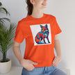 Geometric Fox Tee
