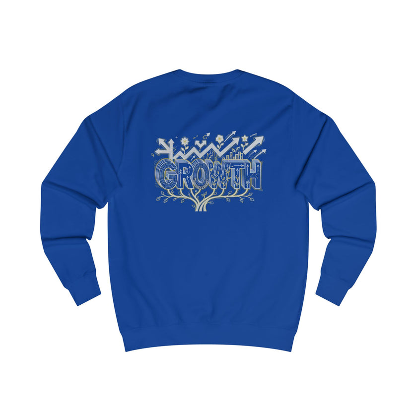 Growth floral typography Sweatshirt | Botanical lettering crewneck