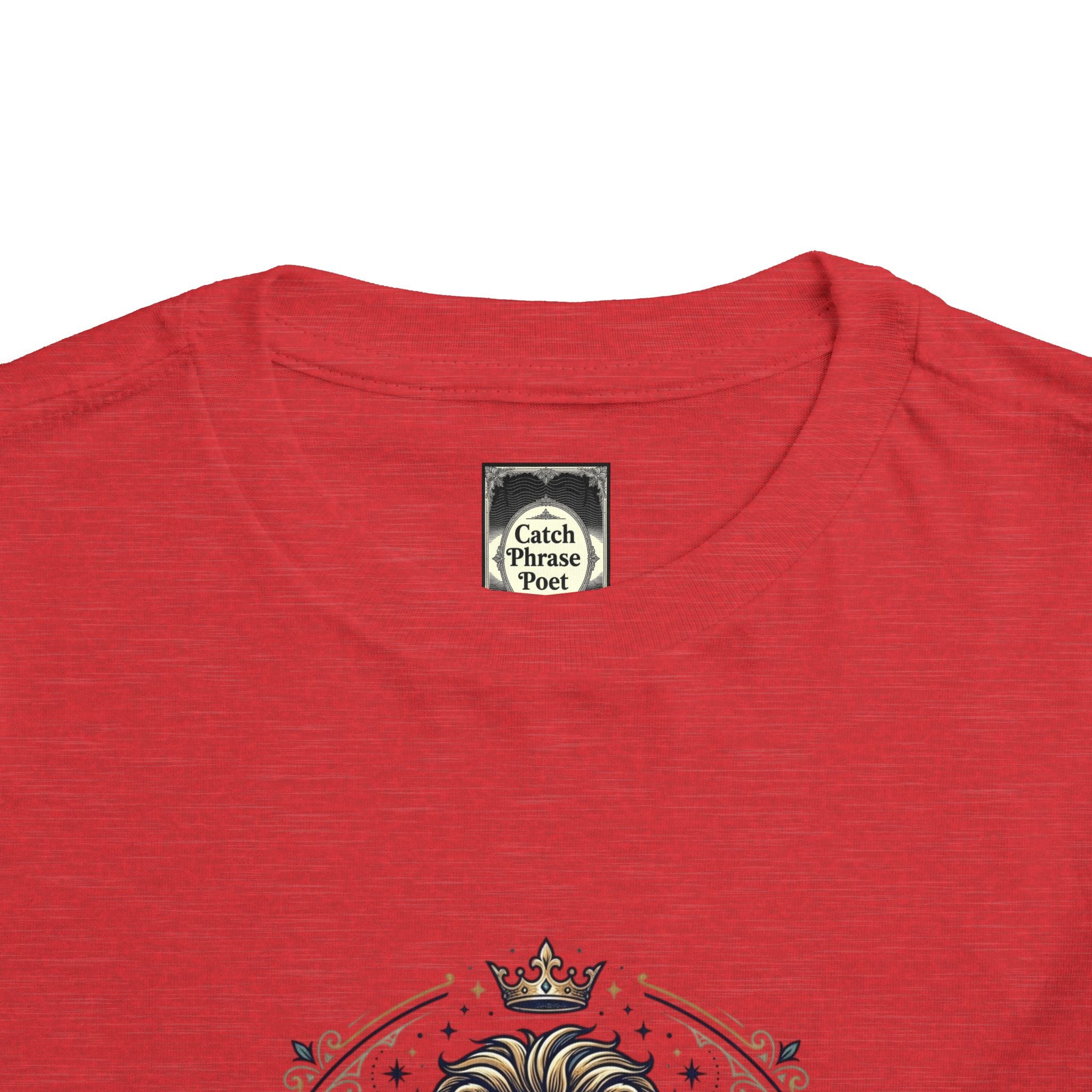 Toddler Tee — Regal Lion Crest Graphic
