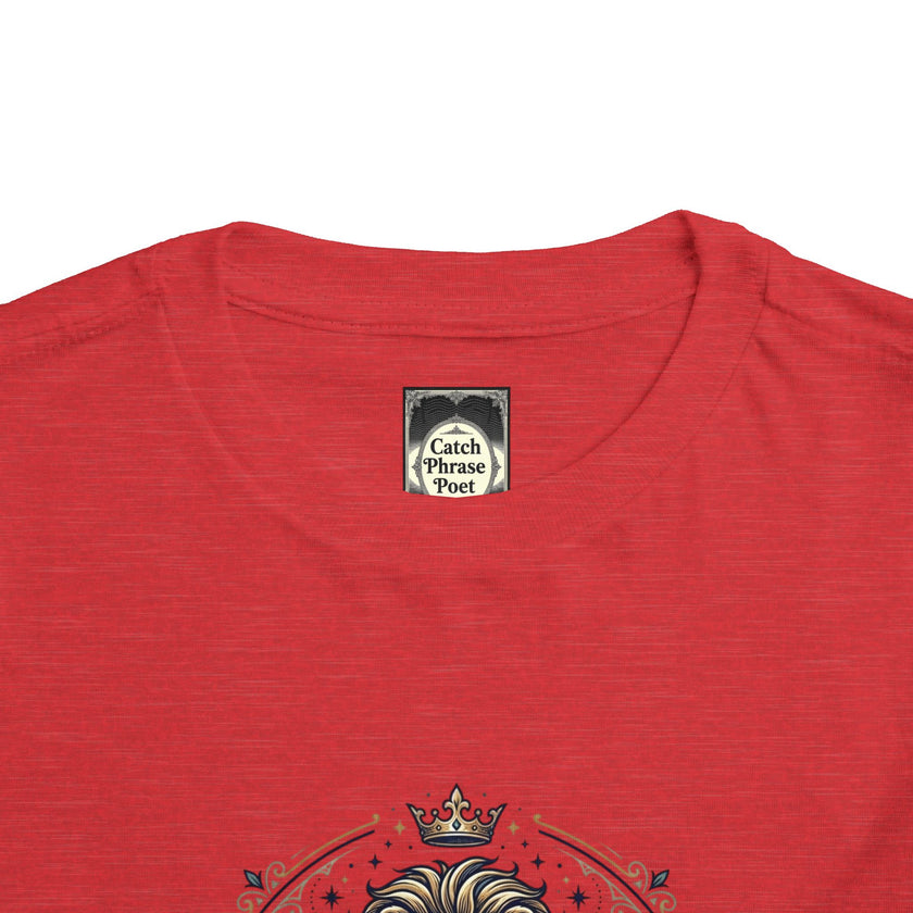 Toddler Tee — Regal Lion Crest Graphic