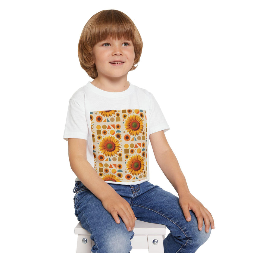 Sunflower Print Toddler T-shirt