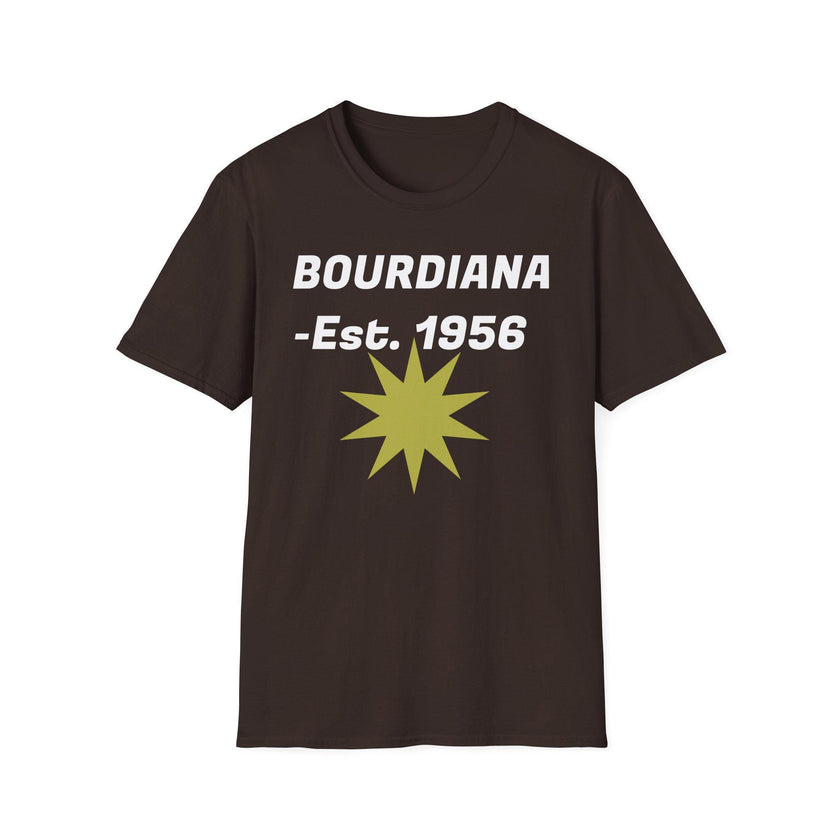 Retro Bourdiana Est. 1956 T-Shirt: Unisex Softstyle Tee