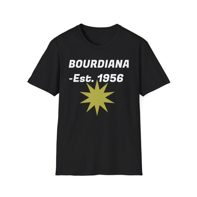 Retro Bourdiana Est. 1956 T-Shirt: Unisex Softstyle Tee