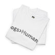 'Dogs > Humans' dog-lover tee, lifestyle view